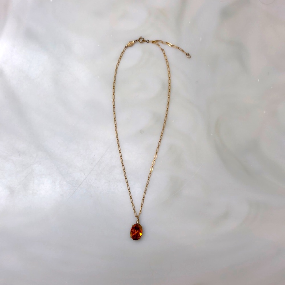 Catherine Popesco Topaz Pendant Necklace